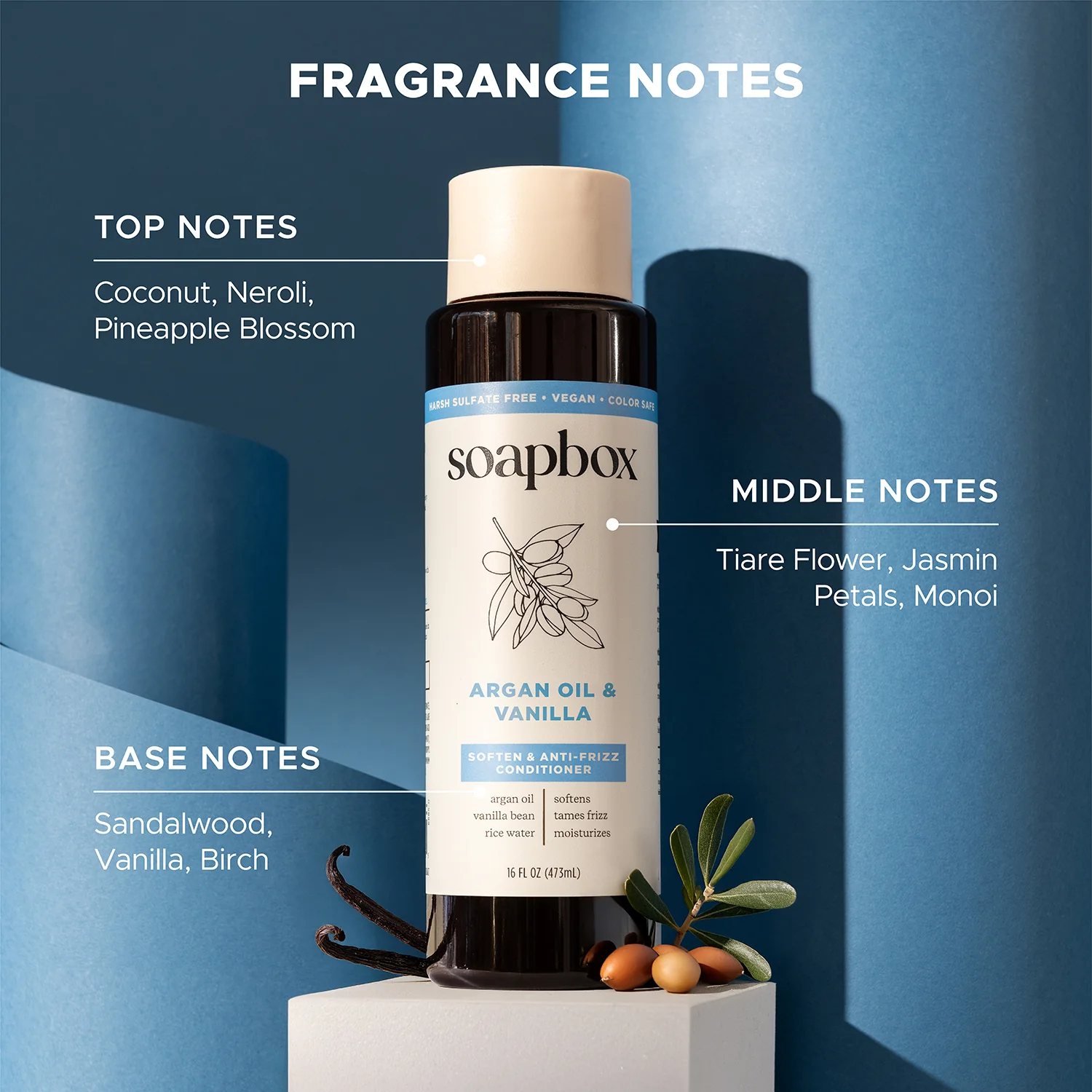 Argan Oil & Vanilla Anti-Frizz Conditioner - Image 6