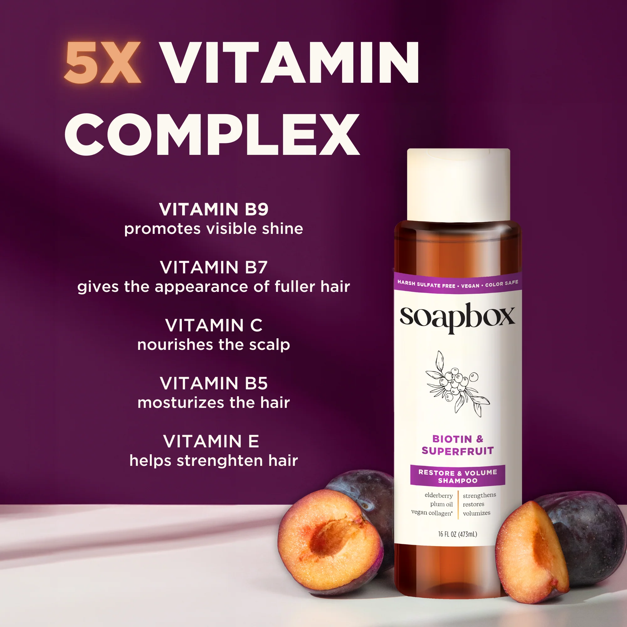 Biotin & Superfruit Volumizing Shampoo - Image 5