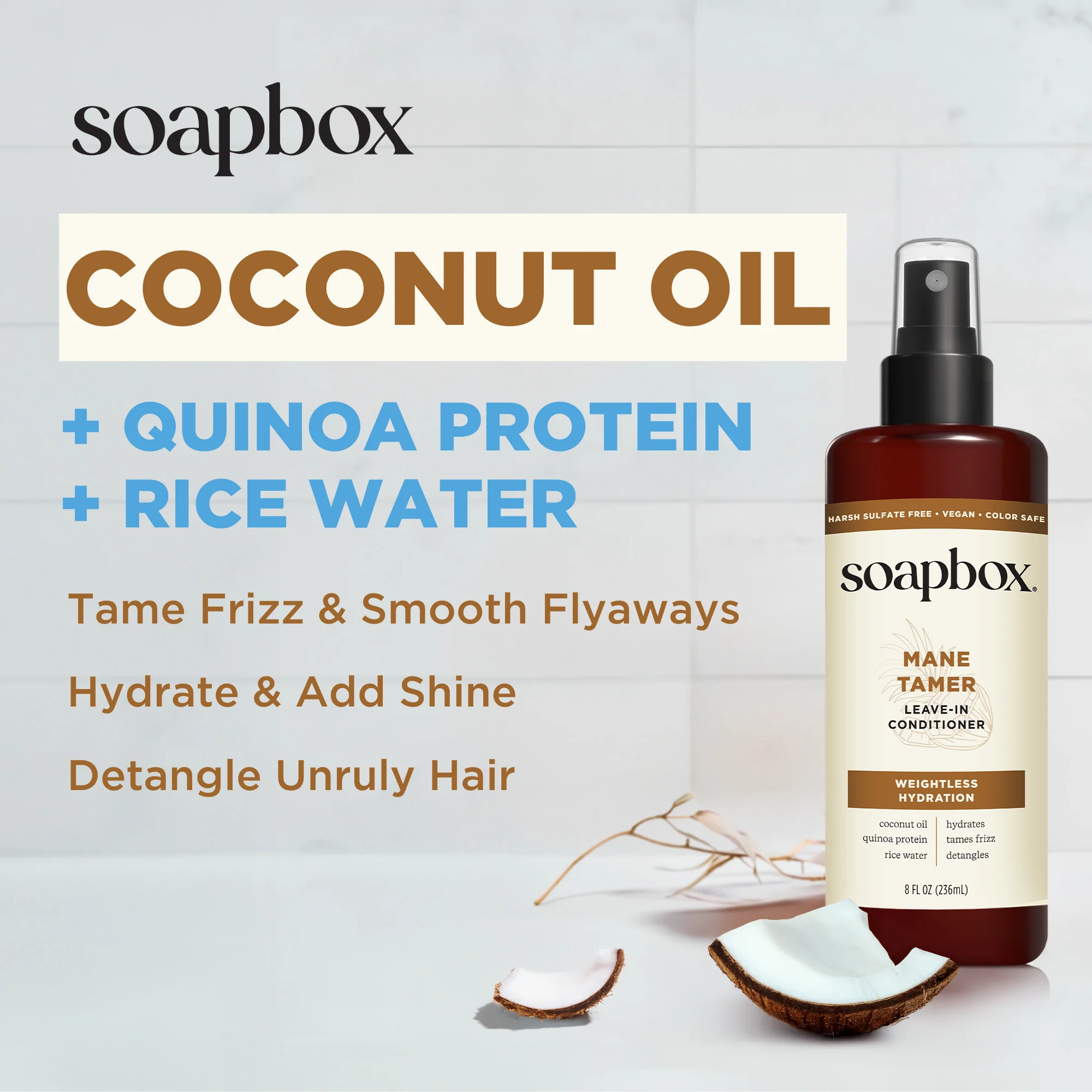 Coconut & Shea Deep Moisture Haircare Bundle (Large) - Image 6
