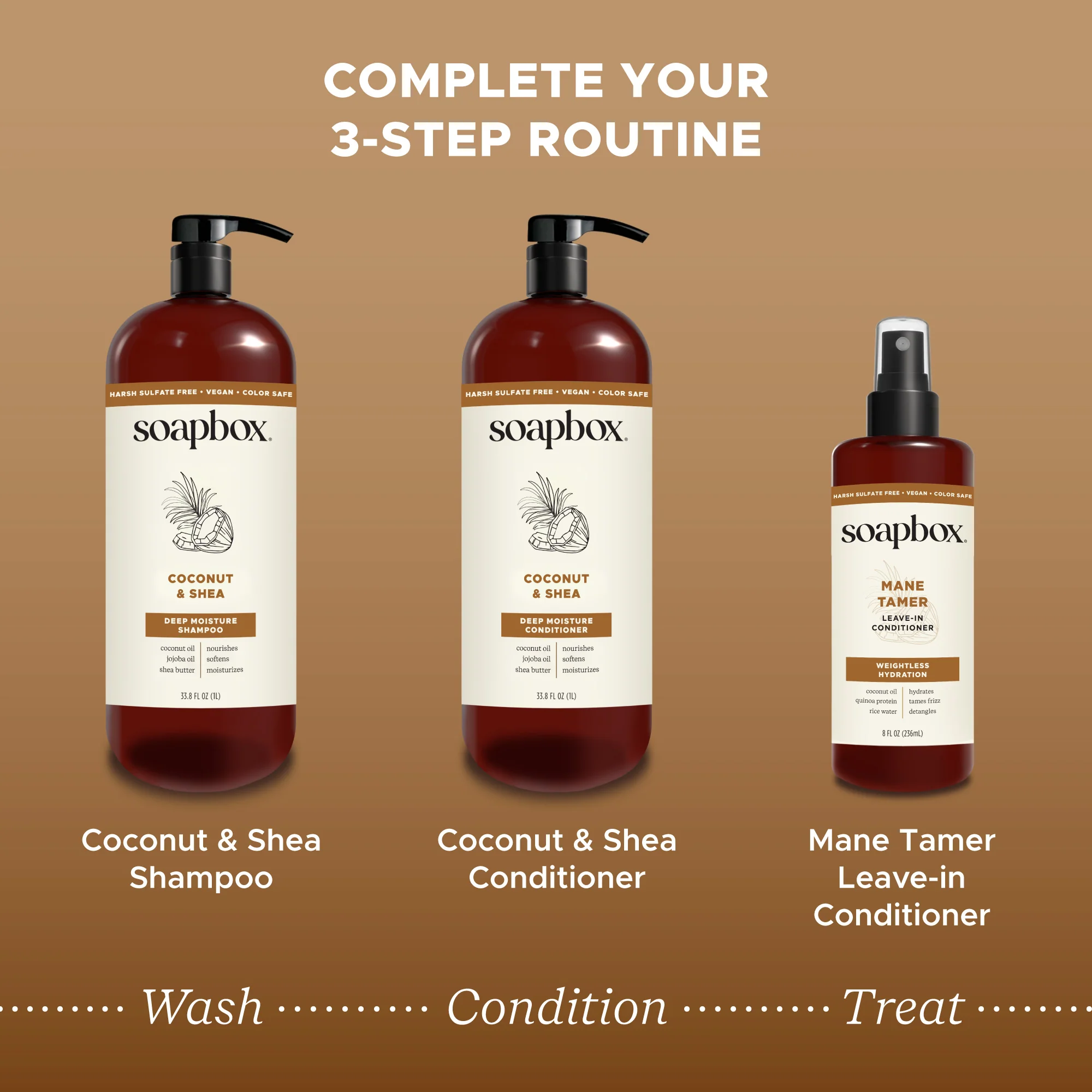 Coconut & Shea Deep Moisture Shampoo - 1 Liter - Image 5